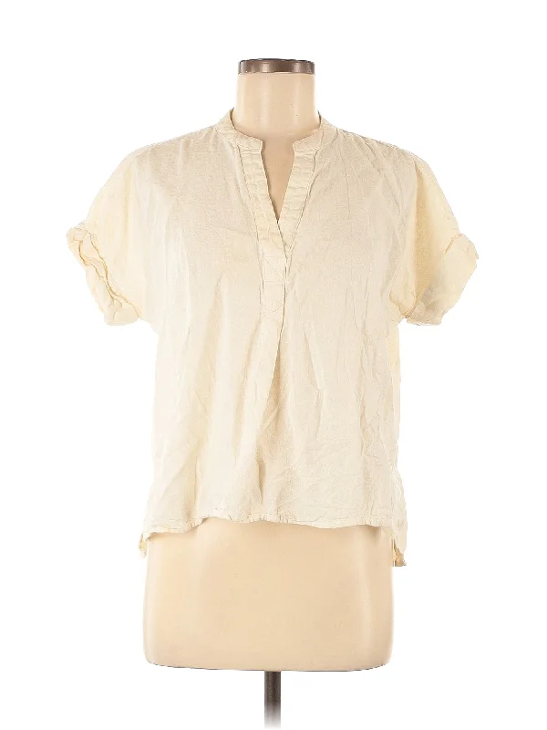 Short Sleeve Blouse Geometric