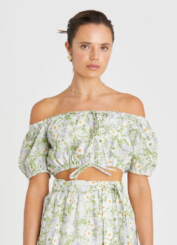 Thistle Shelby Crop Top Business