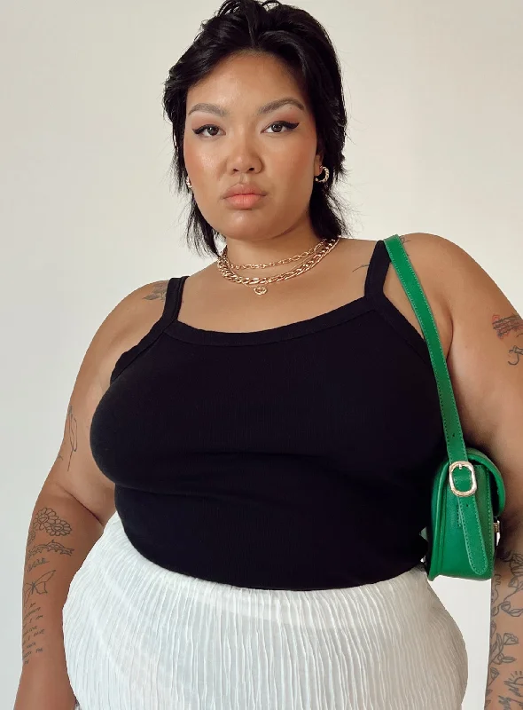 Lindsey Bodysuit Black Curve Laid - back Women's Vibe