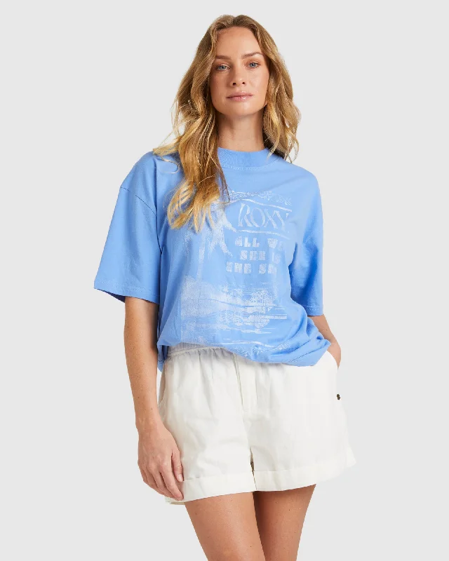 Womens Costa Del Sud Vintage Tee T-Shirt Compression