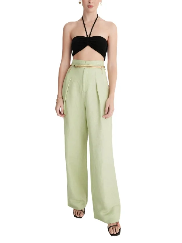 Palma Wrap Top Black Relaxed Women's 