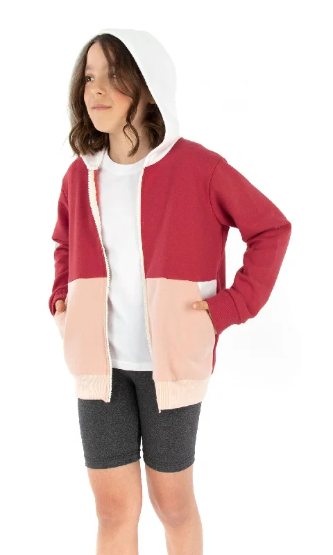 4239 // DANAËLLE Zip-front hoodie Australian Beach