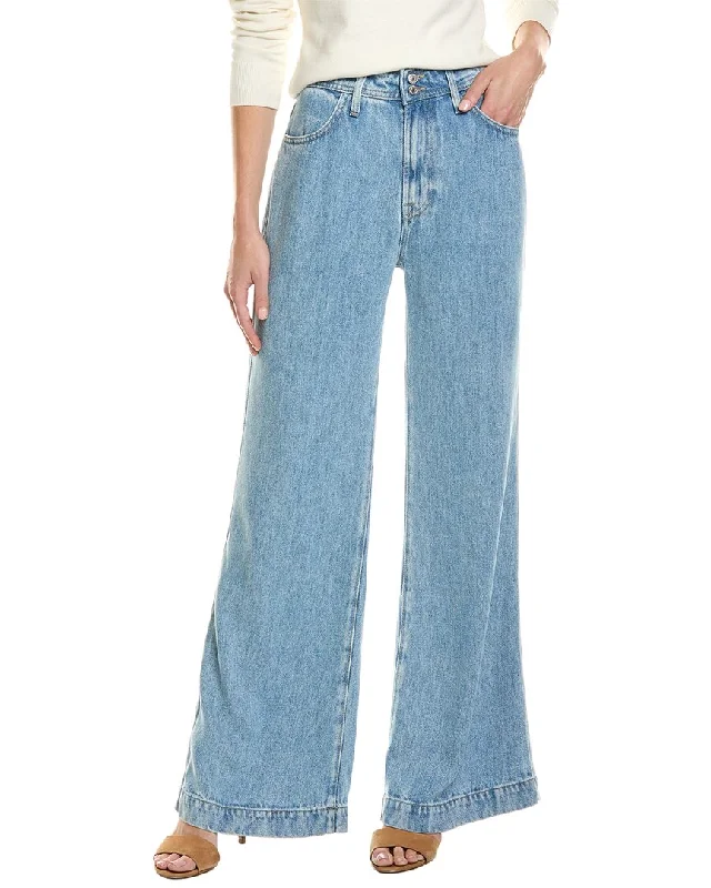 7 For All Mankind Modern Volcan Blue Dojo Wide Leg Jean