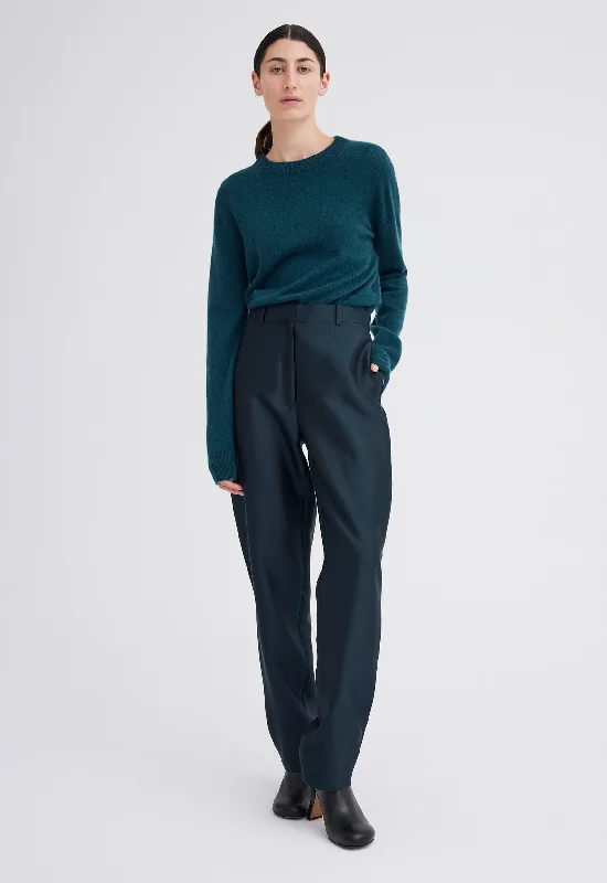 Novel Silk Wool Pant - Bavaria Green