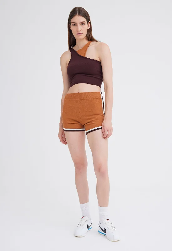 NAGNATA Retro Short 2.0 - Bronze/ Merlot