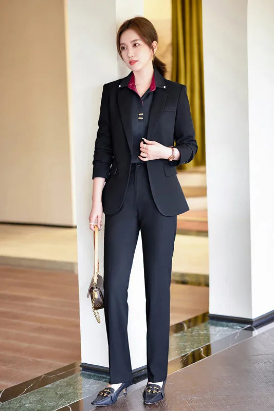 Black Coat and Pants