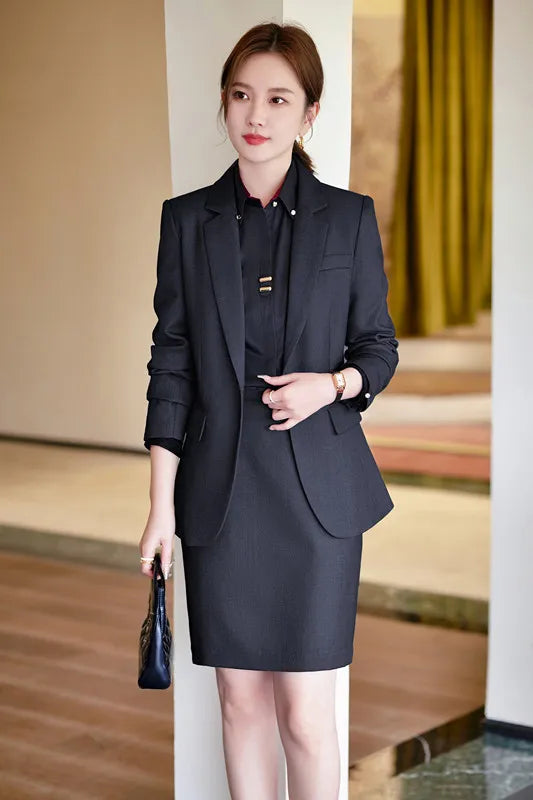 Black Coat and Skirt