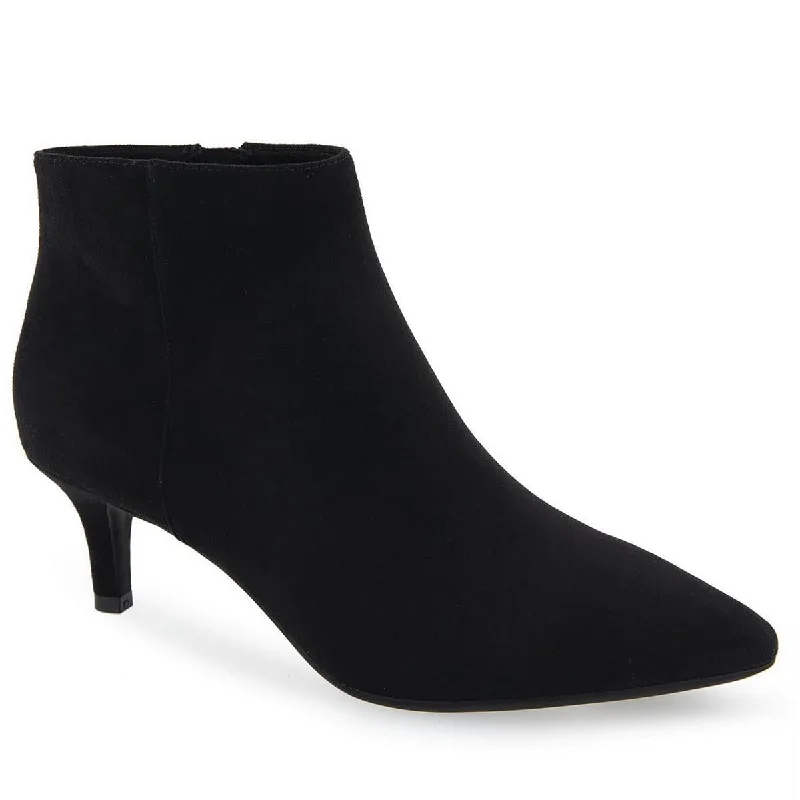 Aerosoles Womens Edith Zipper Ankle Booties