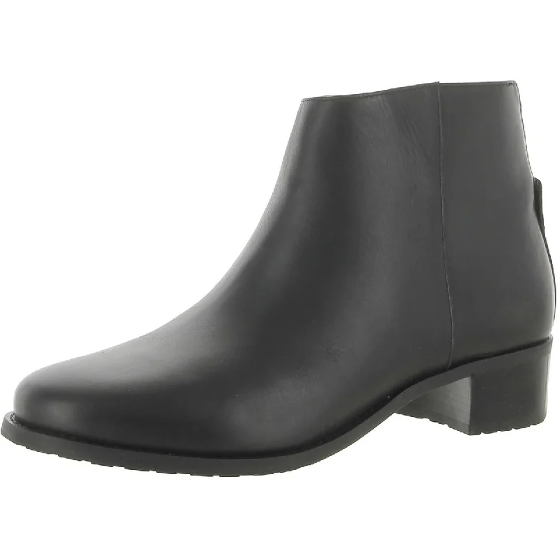 David Tate Womens Voyage Leather Ankle Booties