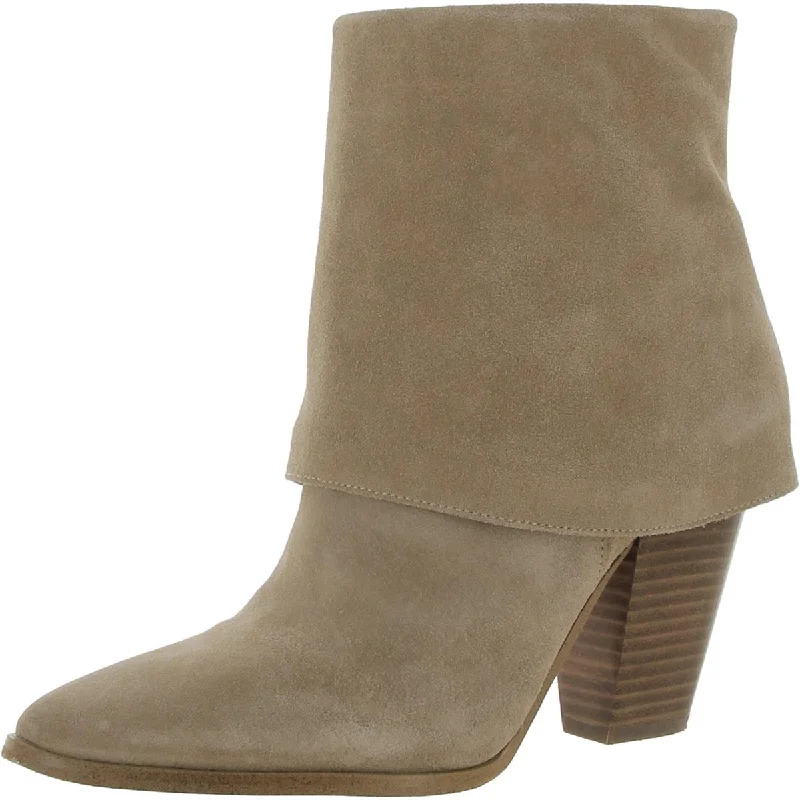 Jessica Simpson Womens Coulton Fold-Over Almond Toe Ankle Boots Vintage Women's 1970S 