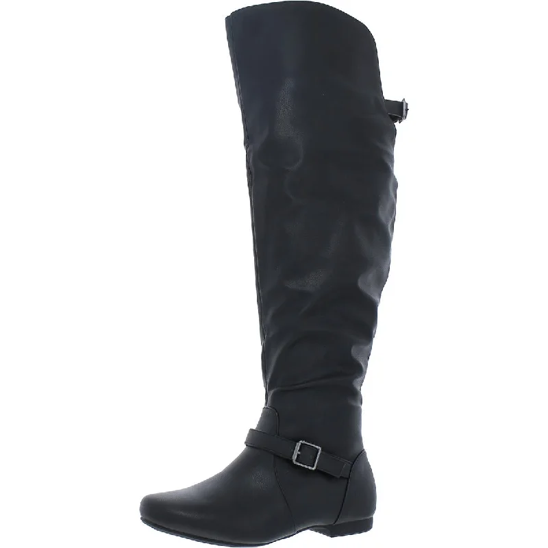 Journee Collection Womens Dressy Tall Knee-High Boots