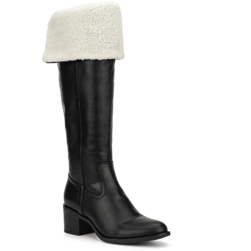 New York & Company Womens Tall Block Heel Knee-High Boots