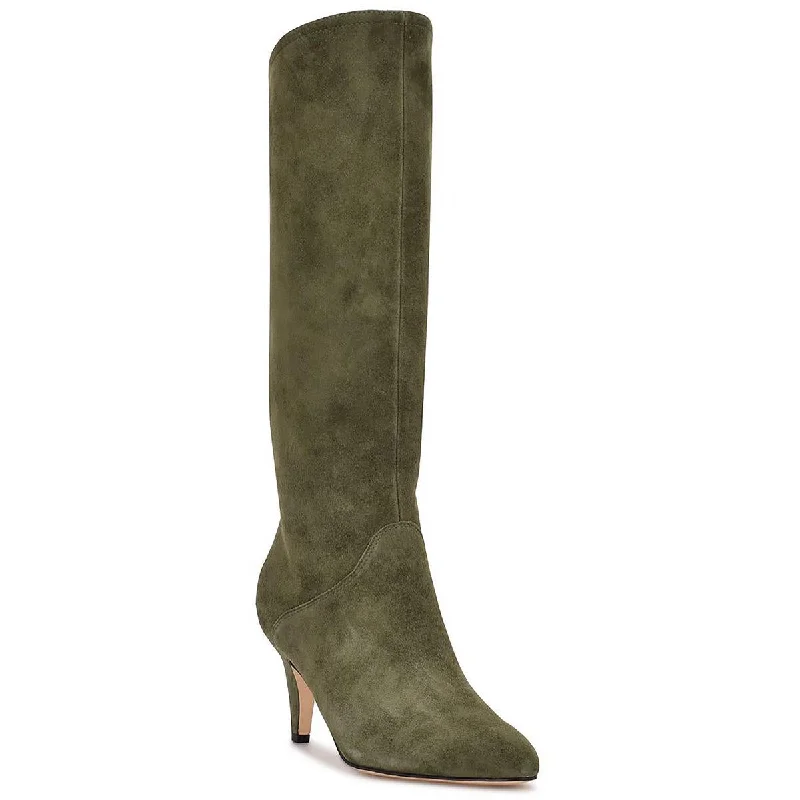 Nine West Womens Buyah Suede Pull On Mid-Calf Boots Casual Women's Japanese 
