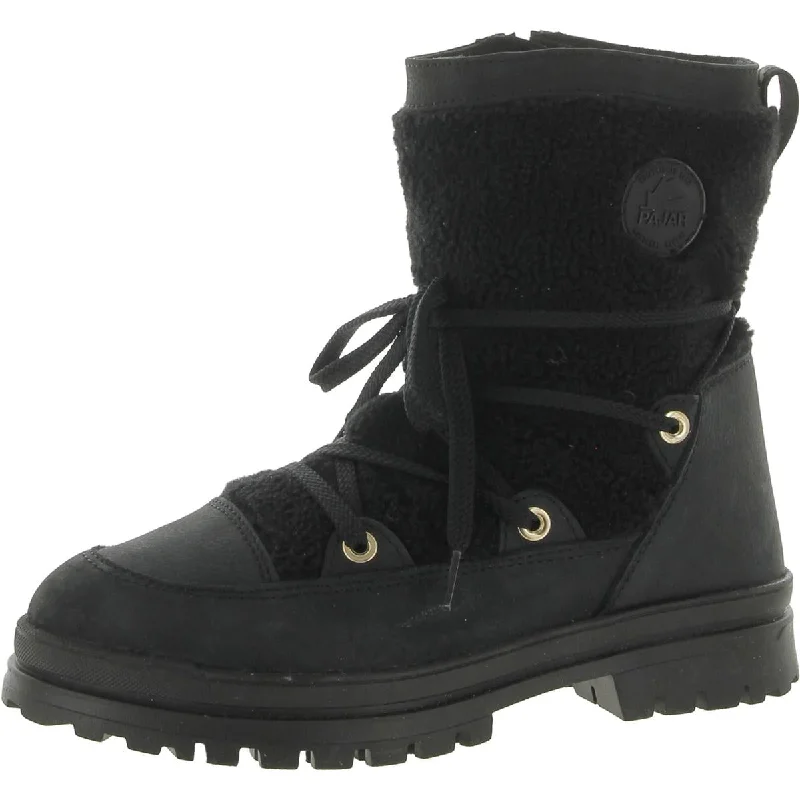 Pajar Womens Zipper Strappy Ankle Boots Minimalist Women's Casual