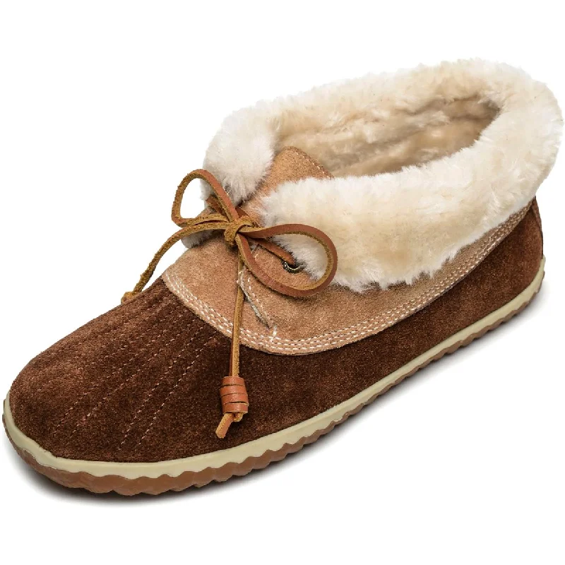 Sperry Womens Duck Bootie Faux Fur Lined Cold Weather Booties