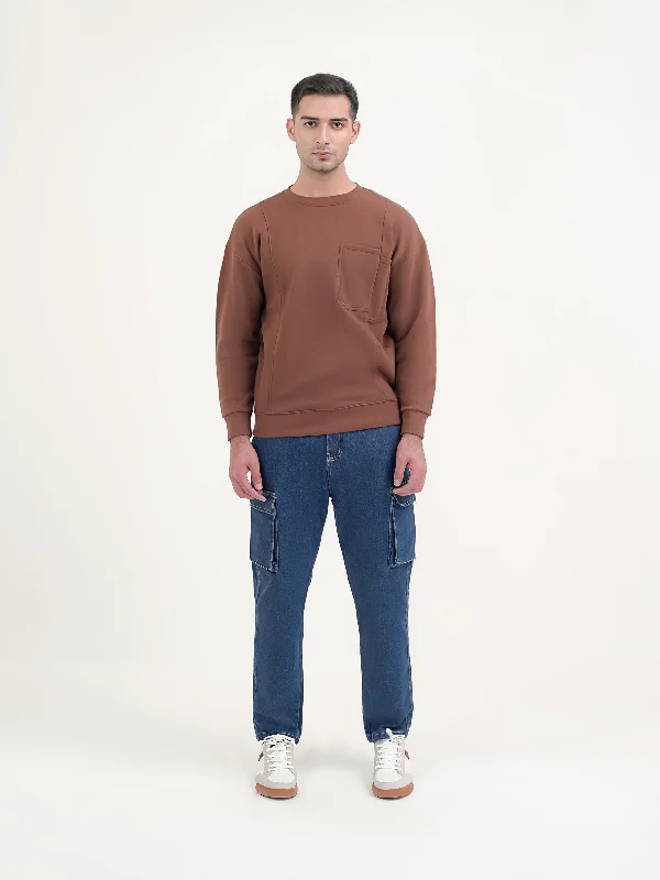 "SPARTA" Casual Cargo Denim Pant Polished Women's Silk