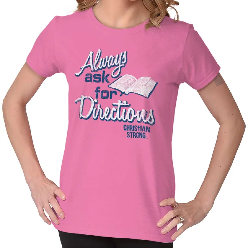 Always Ask Ladies T Shirt Cozy Women's Sherpa - lined