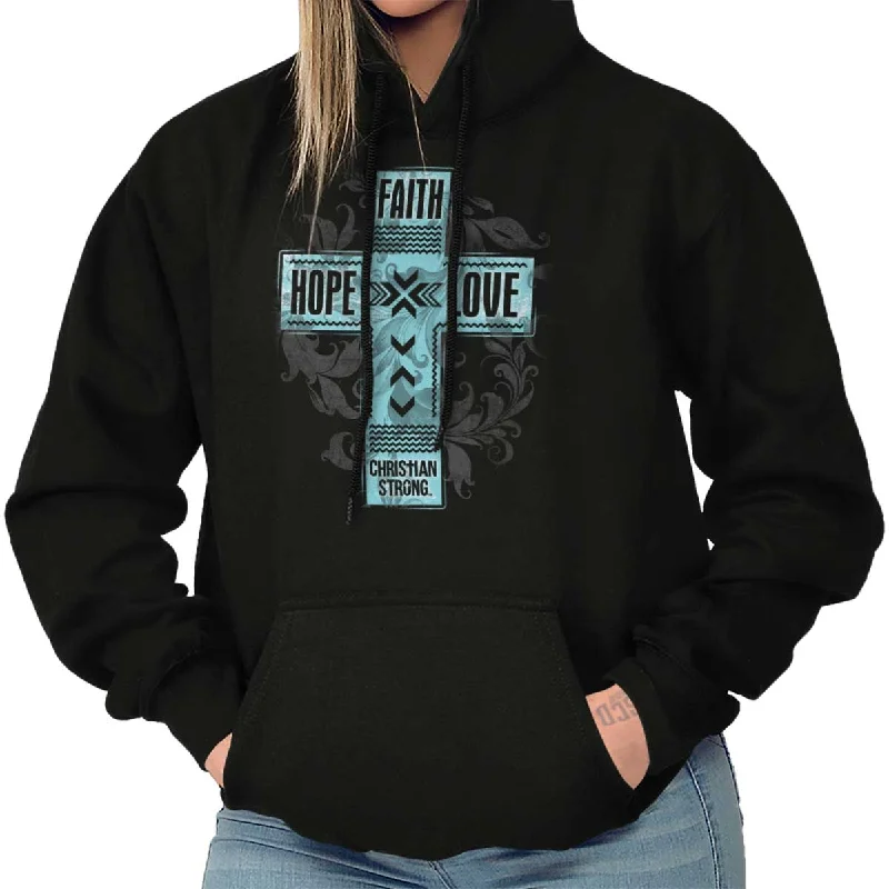 Faith Hope Love Hoodie Dynamic Women's Moto